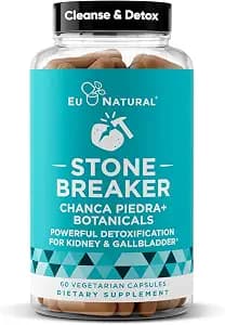 Chanca Piedra Stone Breaker - The Original Stone Breaking Formula with Celery Seed & Parsley - Supports Kidney, Gallbladder & Urinary Tract Cleansing to Help Flush Impurities - 60 Vegetarian Capsules