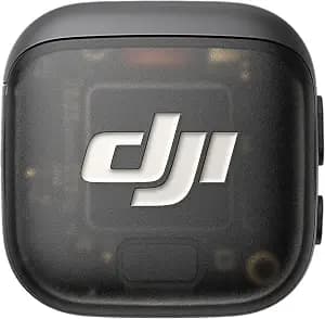 DJI Mic 3 Transmitter, Wireless Mini Microphone for iPhone/Camera/Android, Lightweight & Intuitive, Lavalier Microphone, 32-bit Float, Integrated Timecode, Vlog, Interview, Streaming