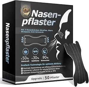 Nose Plasters Snoring Improved Snoring Stopper Nose Strips Anti Snoring with 3 Flexible Support Straps Nasal Strips for Better Breathing Nose Strips Snoring Plasters Effective Against Snoring