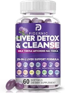 Liver Cleanse Detox & Repair - Herbal Liver Support Milk Thistle Supplement, Strength Liver Health Support with Silymarin Artichoke Extract Dandelion Beet TUDCA Choline NAC, 60 Softgels