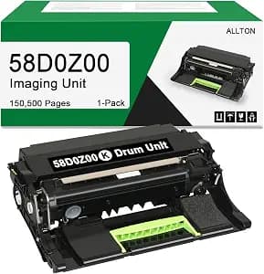 58D0Z00 Black Imaging Unit Compatible Lexmark 58D0Z00 Imaging Unit Replacement for Lexmark B2865dw MS821dn MS821n MS823dn MS825dn MS826de MS725dvn MX721ade MX722ade MX822ade MX826ade Printer(1-Pack)