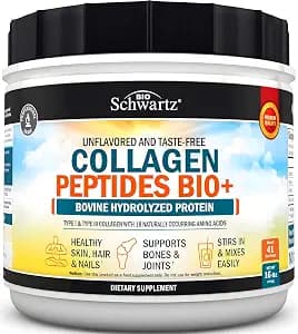 Multi Collagen Protein Powder for Men & Women - Grass Fed Collagen Peptides Powder for Women & Men with Types I & 3 plus Naturally Occurring Amino Acids - Hydrolyzed Easy to Mix & Unflavored (16oz)