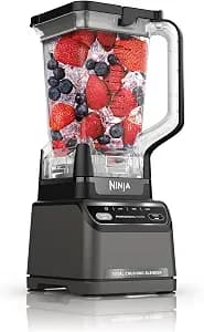 Ninja Professional Blender 2.0 | Smoothie Maker, Drink Mixer, Grinder, Ice Crusher | Total Crushing Technology, Auto-iQ Program, 1200W Power, XL 72-oz. Pitcher | Dark Grey | BR201AMZ