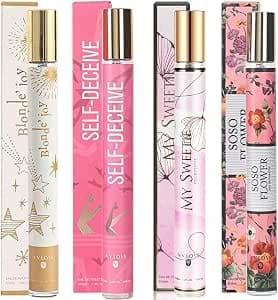 4Pcs Blonde Joy Body Spray - 35ml Long Lasting Parfum, Sweet Floral & Fruity Notes, Travel Portable Fragrance for Her, Mum, Birthday Gifts for Women
