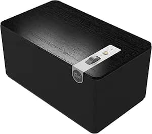 Klipsch The Three Plus Premium Bluetooth Speaker System, Turntable Ready with Phono/RCA Inputs, Bluetooth 5.3 with Up to 40 ft. of Distance, Matte Black