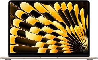 Apple MacBook Air 13 inch Laptop with M4 Chip: Designed for Apple Intelligence, 13.6-inch Liquid Retina Display, 16GB Unified Memory, 256GB SSD Storage; Starlight