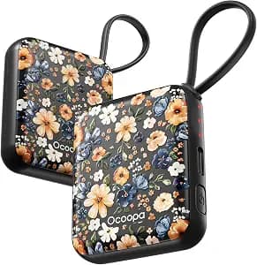 OCOOPA Hand Warmers Rechargeable, Smart Temp Control,100℉ -126℉, UL Safe, 7H*2 Long Battery, Small Palm-Sized Slim Fits Gloves, Purse, Camping, Travel, Cold Hands Gifts Women,UT5 Nano
