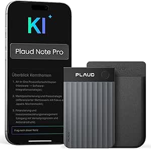 Plaud Note Pro AI Digital Voice Recorder with AI Writing Function and Summarizing Professionals & Teams Voice Recorder Multimodal Input Recording Audio Recorder for Meetings Lectures