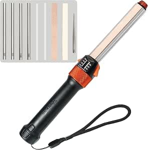SHARPAL 210N TRANSFOROD 11-in-1 Adjustable Angle Knife Sharpener with Monocrystalline Diamond & Ceramic Rods, Tapered Rod & Leather Strops, Premium Fathers Day Gift for Hunting & Outdoors