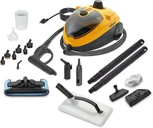 Wagner Spraytech 0282014 915e On-Demand Steam Cleaner & Wallpaper Removal, Multipurpose Power Steamer, 18 Attachments Included (Some Pieces Included in Storage Compartment) For Floor