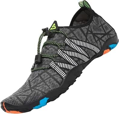 SAGUARO Water Shoes Mens Women Beach Shoes for Swim Aqua Sea Wet, Gr.2.5-13 UK