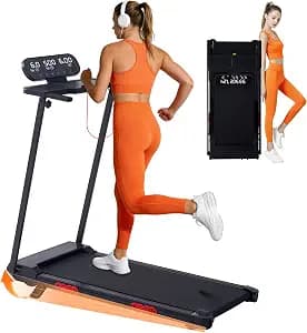 Walking Pad with Handle Bar, 2026 Upgrade Small Walking Pad Treadmill for Home, 3.0HP Portable Under Desk Treadmill with Handles for Home Small, 0.6-7.6MPH, 350LBS