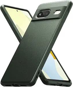 Ringke Onyx for Google Pixel 7 Case [Feels Good in The Hand] Oil & Dirt Resistant, Enhanced Camera Lens Protection, Comfortable Grip, Non-Slip, Lightweight Cover - Dark Green