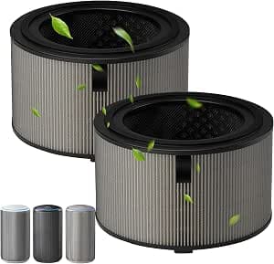 Laukowind Filter for Philips Air Purifier Series 3200 and 4200, AC3210, AC3220, AC3221, AC4220 and AC4221 Replacement Filters - 3-in-1 HEPA NanoProtect+ Activated Carbon + Fiber Layer (FY3200/30