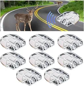 Deer Whistles for Car, Deer Warning Repellent Devices with Vehicles, Deer Repellent Devices Animal Alert Horn for Cars, Deer Whistles Warning Devices for Cars
