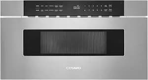COSMO COS-MWD3012NHSS 30 in. Haven Collection 1.2 cu. ft. Built-in Microwave Drawer, Presets, Touch Controls, Defrosting Rack, Stainless Steel