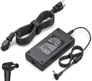 180W Laptop Charger Compatible with Asus ROG Zephyrus G14 G15 GA401 GA401I GA401II GA502DU GA502D GA502IU FX705GE GL703GM ADP-180TB H Gaming Laptop