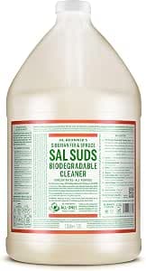 Dr. Bronner's Sal Suds Biodegradable Cleaner (Fir & Spruce, 1 Gallon) – All-Purpose Pine Mop Soap & Detergent for Floors, Multi-Purpose Household Formula, Dish Degreaser & Laundry Use