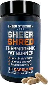 Thermogenic Capsaicin & L-Carnitine Premium Supplement for Men, Jitter-Free Blend of Capsaicin, Rauwolscine, Forskohlii, L-Carnitine & L-Theanine Supplement - 30SV