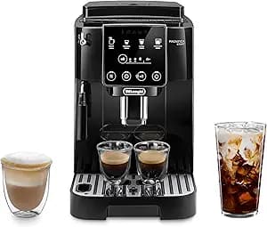 De'Longhi Magnifica Start Automatic Espresso Machine with Manual Milk Frother & Built in Grinder - 3 One-Touch Recipes, Easy-to-Clean, Home Barista Coffee Maker for Lattes, Cappuccino, Iced Coffee