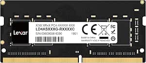 Lexar SODIMM RAM DDR4 16GB, 3200 MHz Memoria Laptop, DRAM Memoria SODIMM 260-Pin per Laptop, SO-DIMM ad alte Prestazioni, Memoria per PC Laptop (LD4AS016G-B3200ASST)