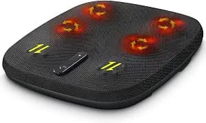 Nekteck Shiatsu Foot Massager with Heat, FSA Eligible Electric Kneading & Scraping Feet Massage Machine for Plantar Fasciitis Pain Relief, Home and Office Relax, HSA Eligible
