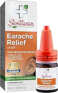 Similasan Earache Relief Ear Drops 0.33 Ounce Bottle, #1 Pharmacist Recommended for Ear Pain