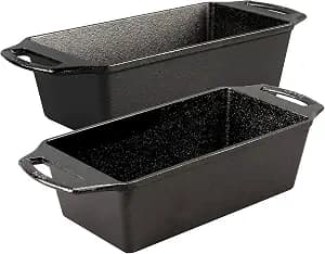 Lodge Cast Iron Loaf Pan, Set of 2