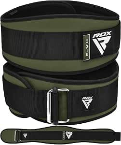 RDX Weight Lifting Belt AUTO LOCK, 6.5” Padded Back Support, Men Women Gym Fitness Strength Training, Bodybuilding Powerlifting Weightlifting Workout, Deadlift Squat, Pro Exercise Equipment