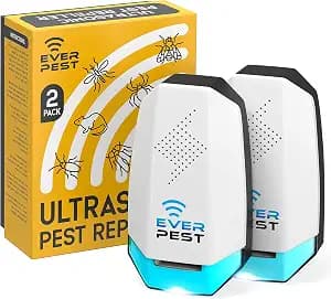 Ultrasonic Pest Repeller Control Plug in 2 Pack- Electronic Insect Defender - Roach Bed Bug Mouse Mosquito - Indoor Reject - for Cockroach Ants Mice Fly Rat Bedbug 1