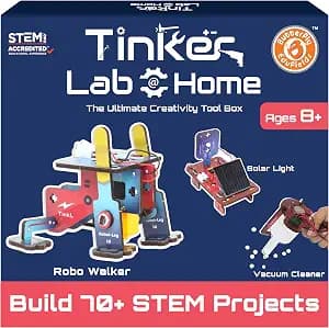 Butterfly EduFields 70+ Jumbo STEM Projects Kit for Kids Age 12-14 | Engineering & STEM Robotic Kits for 8-12 Year Olds | Electronics Circuits | Best Birthday Gift for Kids Age 12-14