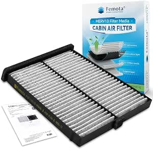 Tested MERV 13 Cabin Air Filter with Activated Carbon, CF11811 for Mazda 3 (2014-2018), Mazda 6 (2014-2021), Mazda CX5 (2013-2025).