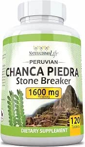 Chanca Piedra 1600 mg per Serving – 120 Tablets - Peruvian Chanca Piedra