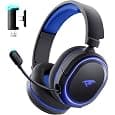 Redragon H540 Wireless Gaming Headset for PC, PS4/5, Xbox, Switch, 4-Mode(2.4G/BT/USB/3.5mm) - 7.1 Surround Sound - 53MM Drivers Gaming Headphones with Noise Canceling Mic - Memory Foam - Black