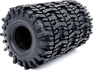 HOBBYSOUL 4pcs RC 1.9 Mud Slingers Tires Height 4.72'' / 120mm Soft Sticky 1.9 Tires Tyres For 1/10 RC Crawler Traxxas TRX4 / Axial SCX10 90047 SCX10 III AXI03007 / Redcat Gen8 Upgrade