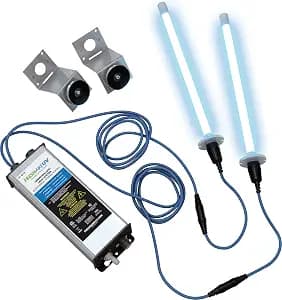 Fresh-Aire UV AHU Series Germicidal UV Light Home Air Purifier, Includes Dual one year Lamp and commercial grade power supply