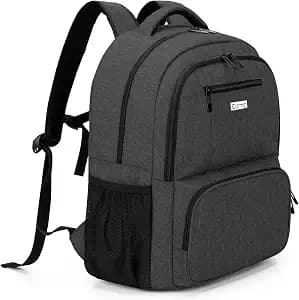 CURMIO CPAP Travel Backpack Compatible for ResMed AirSense 9, AirSense 10, AirSense 11, Philips System One, CPAP Carry On Bag for CPAP Machine & Supplies, Black, Patent Design
