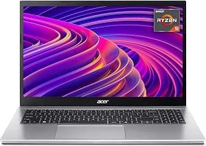 Acer Aspire Go 15 AG15-42P Laptop - AMD Ryzen 5 5625U, 16GB, 512GB SSD, Integrated Graphics, 15.6" Full HD, Windows 11, Silver