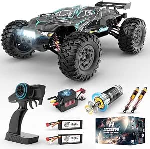 Hosim 1/10 Off Road RC Cars Fast 68KM/H, Electric RTR Brushless RC Car for Adults, High Speed Monster Truck Hobby Remote Control Car, Waterproof RC Truck 4x4 All Terrain Buggy Toy Gift for Age 8+