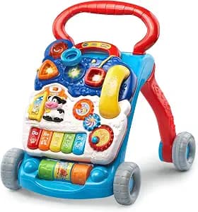 VTech Sit-to-Stand Learning Walker (Frustration Free Packaging), Blue