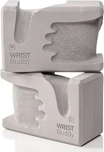 WRISTBuddy® Yoga Blocks 2-Pack (Left + Right) — Ergonomic, Hand-Shaped EVA Blocks for Wrist Relief & Better Grip | Doctor-Designed Support for Yoga, Pilates, Handstands, Push-Ups & Rehab