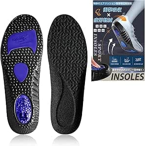 [Patent Air Cushion Shock Absorption Technology] Insole, Shock Absorption, Insole Reduces Fatigue, Ultra Lightweight, Increased Cushioning, Easy to Wear; Posture Correction, Flat Feet, O Leg, Slimming