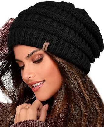 FURTALK Women's Beanie Hat, Warm, Winter-Wear with Soft Inner Lining