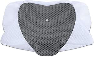 SAHEYER Cushion Cover, Soft Cotton Pillow Case, 60 x 35.5 x 10/13 cm, Ergonomic Neck Pillow, Washable and Removable Pillowcase with Smooth Zipper