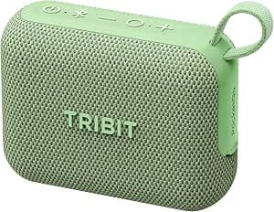 Tribit PocketGo Portable Wireless Bluetooth Speaker with 7W Stereo Sound, IP68 Waterproof Dustproof, 20H Playtime, Custom EQ, BT6.0 & TWS Pairing, Supports TF Card, Ideal for Travel, Outdoor, Gifts