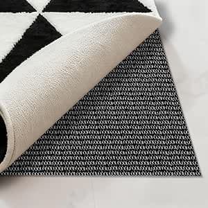Teppich Antirutschunterlage 70 x 70 cm rutschfest Und Dünn rutschfeste Unterlage Zuschneidbar für Schubladen, Regale, Tablett, Auto, Schwarz