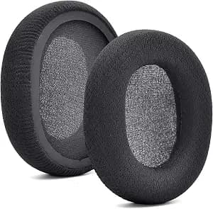 Arctis 3/5 / 7/9 Replacement Black Fabric Ear Pads Cushion Compatible with SteelSeries Arctis 3 / Arctis 5 / Arctis 7 Arctis 9 / Arctis 1 / Arctis pro Lossless Wireless Gaming Headset Headphone