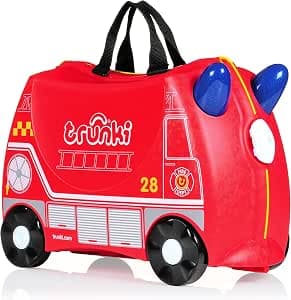 Trunki The Original Ride-On Frank Suitcase, Red