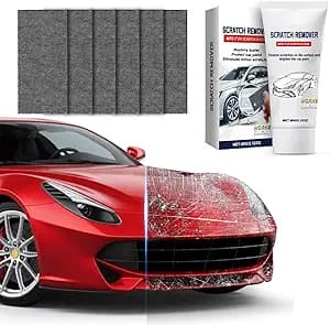 Nano Sparkle Cloth Car Scratch Remover 6PCS, Multi-Purpose Nano Magic Cloth Easily Removes Light Scratches, Swirls and Water Spots