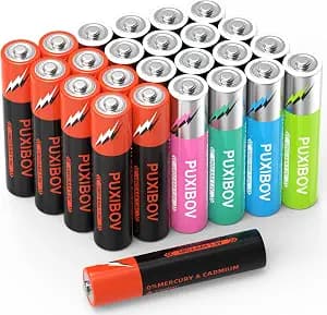 Triple AAA Batteries 24 Pack Battery: Alkaline Long-Lasting Batteries - Leakproof 1.5V Batteries - LR03 Size Battery for Household